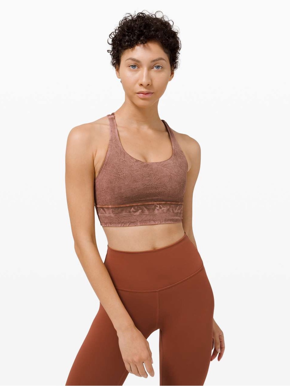 Lululemon Energy Bra *Long Line Ice Dye